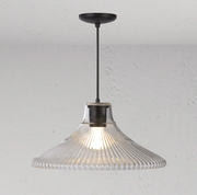 Hammersmith Pendant Light Fluted Glass (different sizes and finishes available)